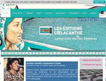 Tablet Screenshot of editions-coelacanthe.com